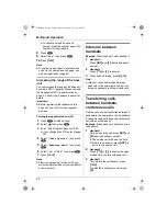 Предварительный просмотр 40 страницы Panasonic KX-TCD300CX Operating Instructions Manual