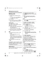 Предварительный просмотр 14 страницы Panasonic KX-TCD300E Operating Instructions Manual