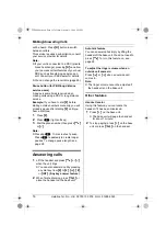 Предварительный просмотр 16 страницы Panasonic KX-TCD300E Operating Instructions Manual