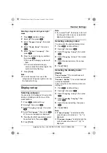 Предварительный просмотр 23 страницы Panasonic KX-TCD300E Operating Instructions Manual