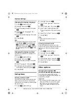 Предварительный просмотр 24 страницы Panasonic KX-TCD300E Operating Instructions Manual