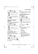 Предварительный просмотр 25 страницы Panasonic KX-TCD300E Operating Instructions Manual