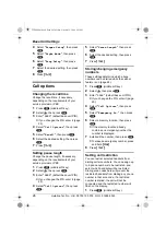 Предварительный просмотр 28 страницы Panasonic KX-TCD300E Operating Instructions Manual