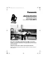 Panasonic KX-TCD300FX Operating Instructions Manual предпросмотр