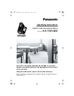 Panasonic KX-TCD320E Operating Instructions Manual preview