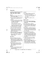 Предварительный просмотр 8 страницы Panasonic KX-TCD320E Operating Instructions Manual