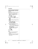 Предварительный просмотр 14 страницы Panasonic KX-TCD320E Operating Instructions Manual