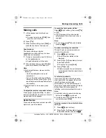 Предварительный просмотр 15 страницы Panasonic KX-TCD320E Operating Instructions Manual