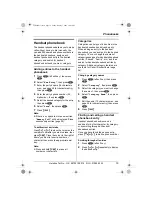 Предварительный просмотр 19 страницы Panasonic KX-TCD320E Operating Instructions Manual