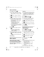 Предварительный просмотр 34 страницы Panasonic KX-TCD320E Operating Instructions Manual