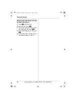 Предварительный просмотр 38 страницы Panasonic KX-TCD320E Operating Instructions Manual