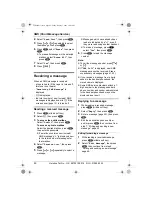 Предварительный просмотр 42 страницы Panasonic KX-TCD320E Operating Instructions Manual