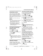 Предварительный просмотр 47 страницы Panasonic KX-TCD320E Operating Instructions Manual