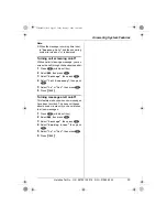 Предварительный просмотр 53 страницы Panasonic KX-TCD320E Operating Instructions Manual