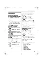 Предварительный просмотр 29 страницы Panasonic KX-TCD320FX Operating Instructions Manual