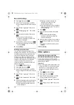 Предварительный просмотр 34 страницы Panasonic KX-TCD320FX Operating Instructions Manual