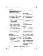 Preview for 8 page of Panasonic KX-TCD340E Operating Instructions Manual