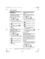 Preview for 36 page of Panasonic KX-TCD340E Operating Instructions Manual