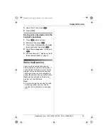 Preview for 41 page of Panasonic KX-TCD340E Operating Instructions Manual