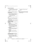 Preview for 62 page of Panasonic KX-TCD340E Operating Instructions Manual