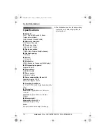 Preview for 72 page of Panasonic KX-TCD340E Operating Instructions Manual