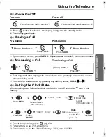 Preview for 9 page of Panasonic KX-TCD400 Operating Instructions Manual