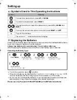 Preview for 8 page of Panasonic KX-TCD400AL Operating Instructions Manual