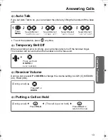 Preview for 13 page of Panasonic KX-TCD400AL Operating Instructions Manual