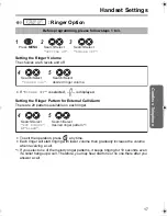 Предварительный просмотр 17 страницы Panasonic KX-TCD400NZ Operating Instructions Manual