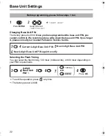 Предварительный просмотр 22 страницы Panasonic KX-TCD400NZ Operating Instructions Manual