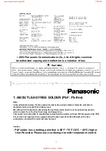 Preview for 2 page of Panasonic KX-TCD410AXM Service Manual