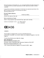 Предварительный просмотр 40 страницы Panasonic KX-TCD410E Operating Instructions Manual