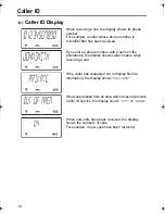 Preview for 12 page of Panasonic KX-TCD410NZ Operating Instructions Manual