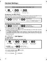 Preview for 22 page of Panasonic KX-TCD410NZ Operating Instructions Manual