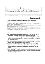 Предварительный просмотр 2 страницы Panasonic KX-TCD410SLS Service Manual