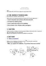 Предварительный просмотр 4 страницы Panasonic KX-TCD410SLS Service Manual