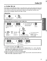 Preview for 15 page of Panasonic KX-TCD420AL Operating Instructions Manual