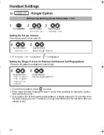 Предварительный просмотр 20 страницы Panasonic KX-TCD420NZ Operating Instructions Manual