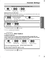 Preview for 23 page of Panasonic KX-TCD420NZ Operating Instructions Manual