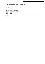 Preview for 7 page of Panasonic KX-TCD445BXS Service Manual