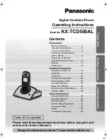 Preview for 1 page of Panasonic KX-TCD500AL Operating Instructions Manual