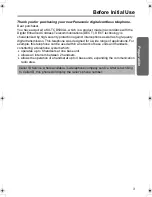 Preview for 3 page of Panasonic KX-TCD500AL Operating Instructions Manual