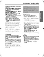 Preview for 5 page of Panasonic KX-TCD500AL Operating Instructions Manual