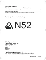 Preview for 68 page of Panasonic KX-TCD500AL Operating Instructions Manual