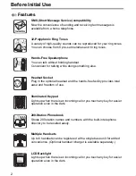 Preview for 2 page of Panasonic KX-TCD505E Operating Instructions Manual