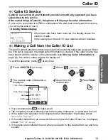 Preview for 19 page of Panasonic KX-TCD505E Operating Instructions Manual