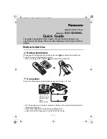 Предварительный просмотр 1 страницы Panasonic KX-TCD505NL Operating Instructions Manual