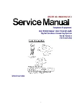 Предварительный просмотр 1 страницы Panasonic KX-TCD510ALV Service Manual