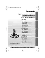 Preview for 1 page of Panasonic KX-TCD510BXM Operating Instructions Manual