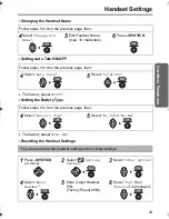 Preview for 43 page of Panasonic KX-TCD510NZ Operating Instructions Manual